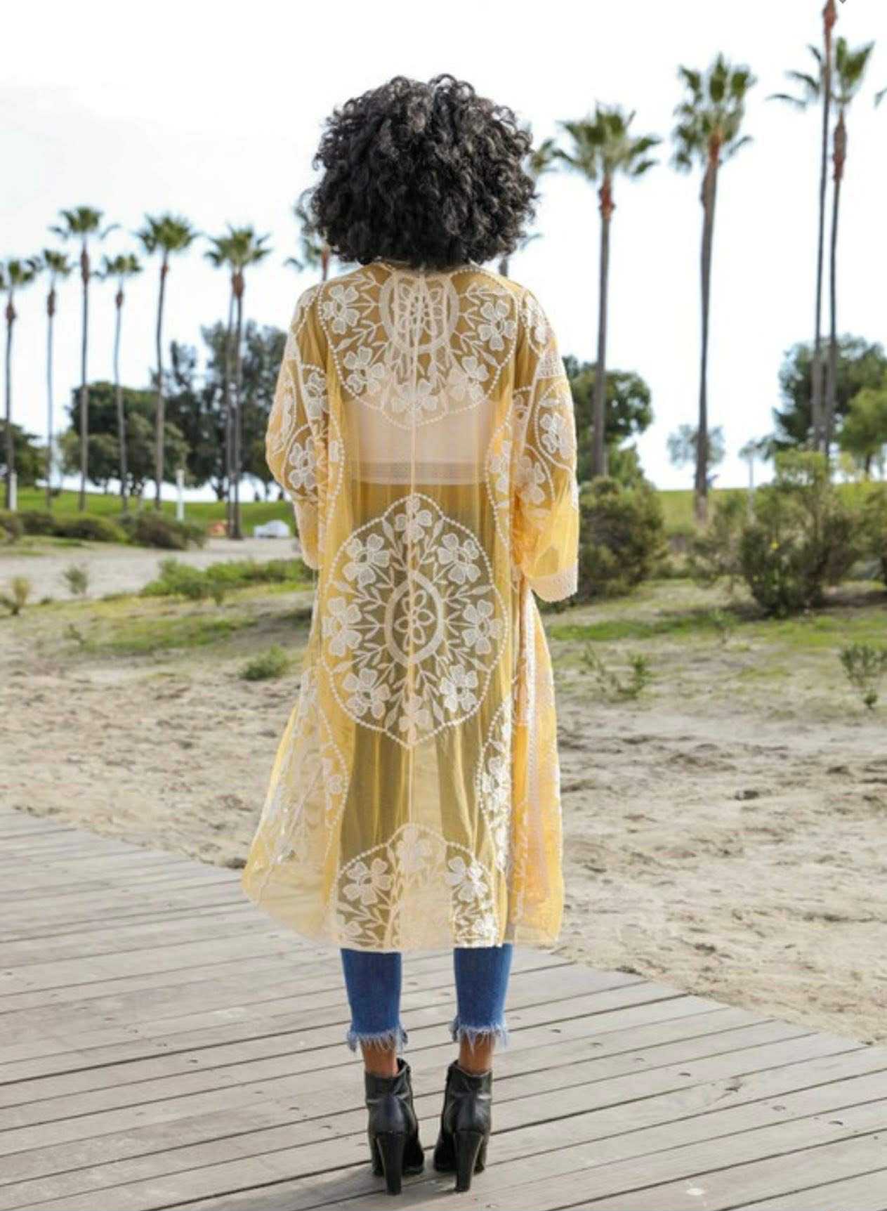 Lace kimona