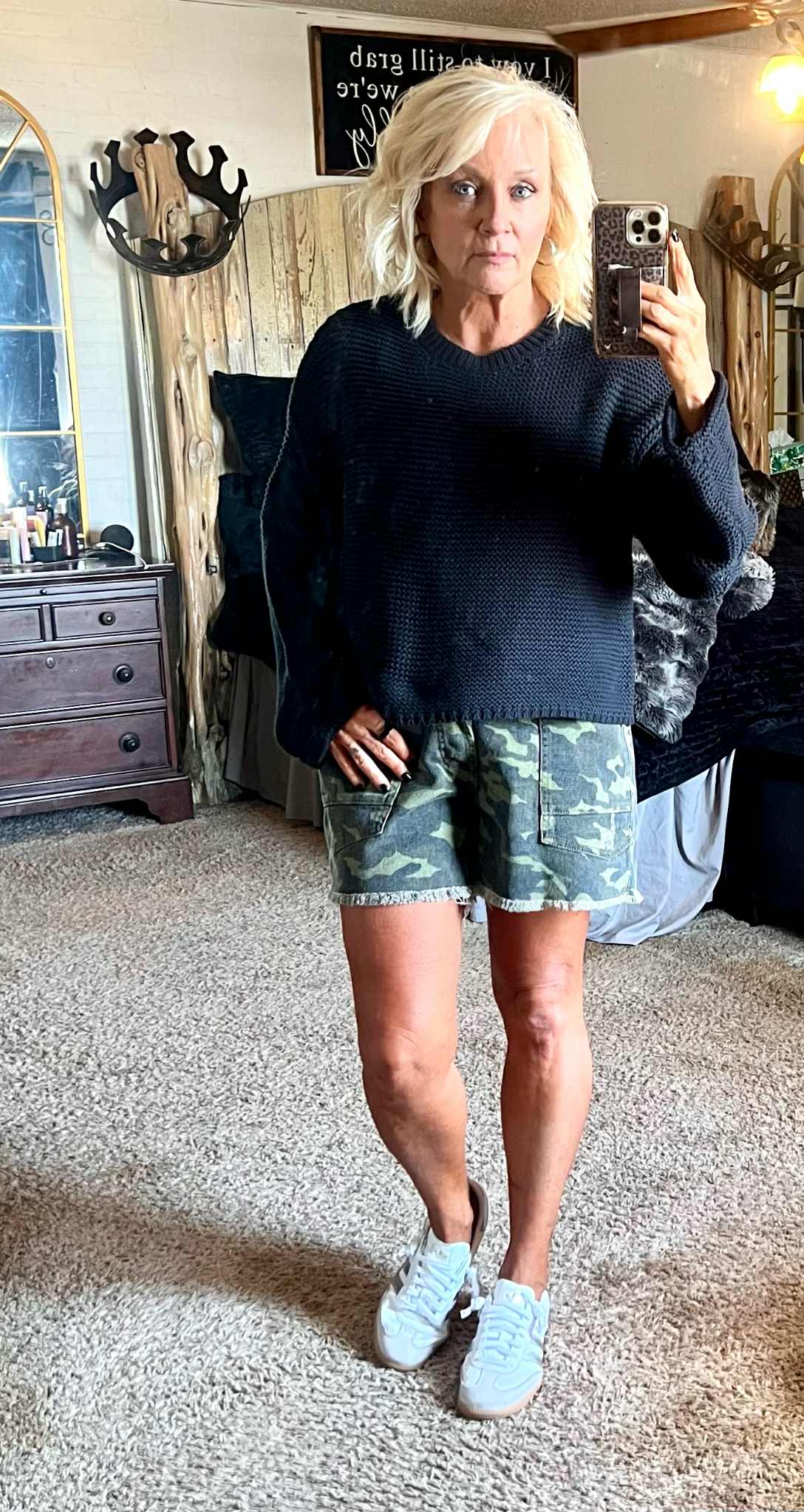 Long sleeve lightweight sweater