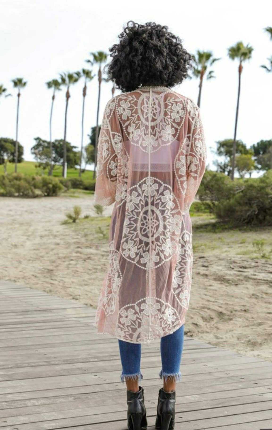 Lace kimona