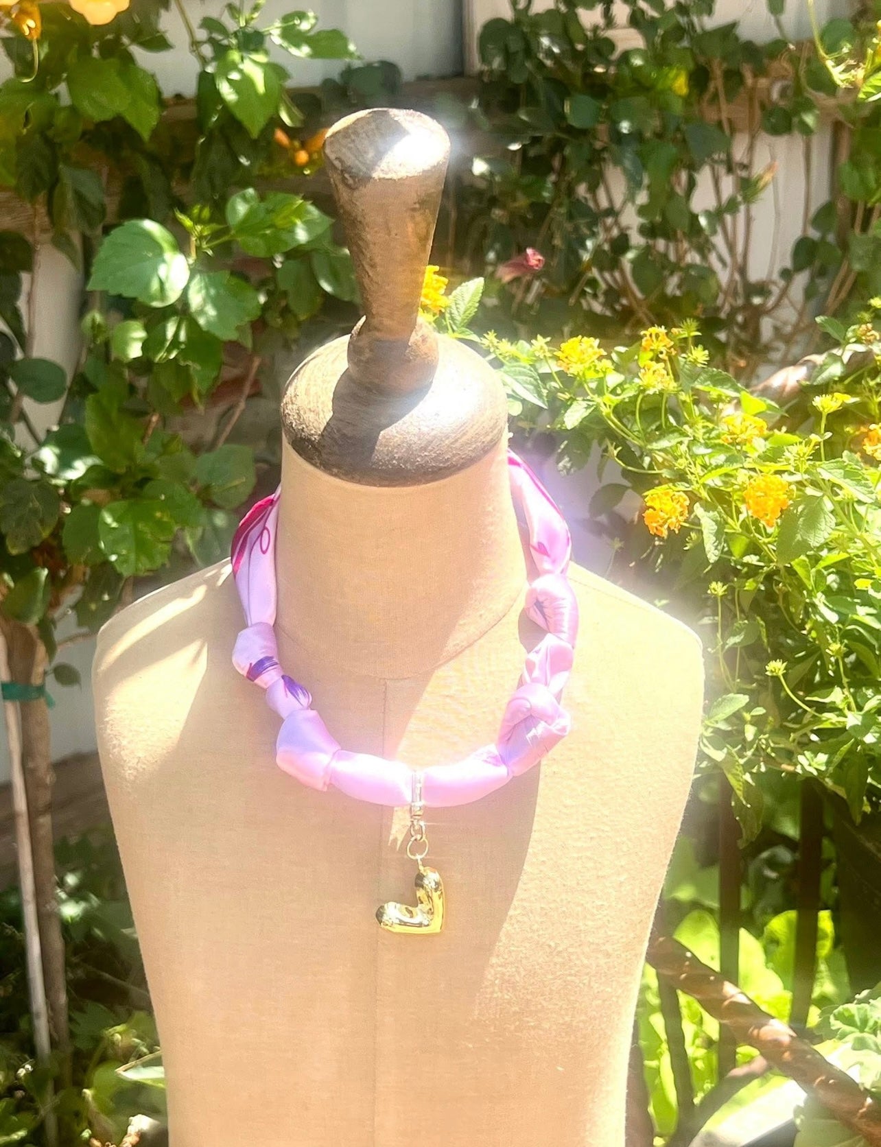 Scarf necklace