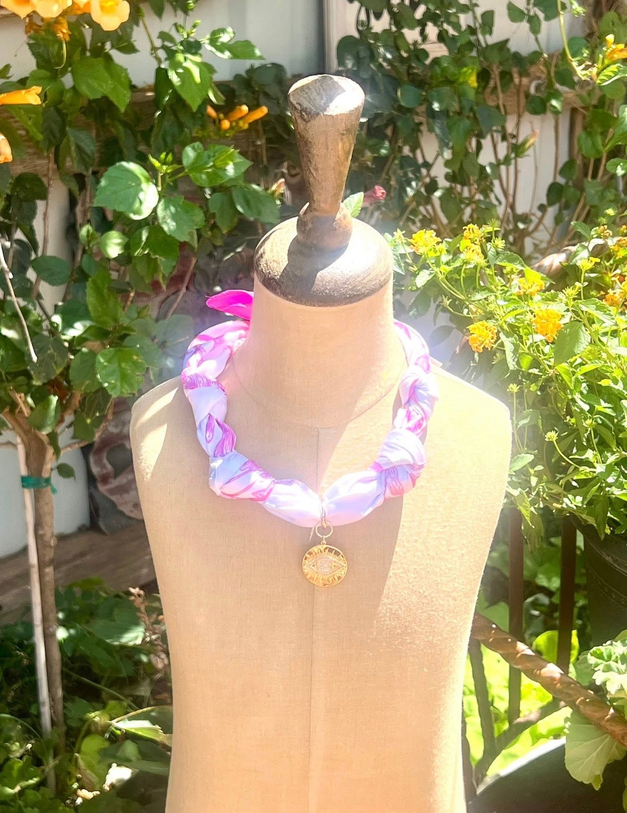 Scarf necklace