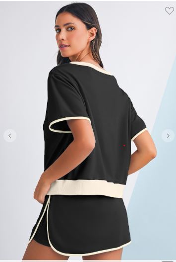 Short sleeve skort set