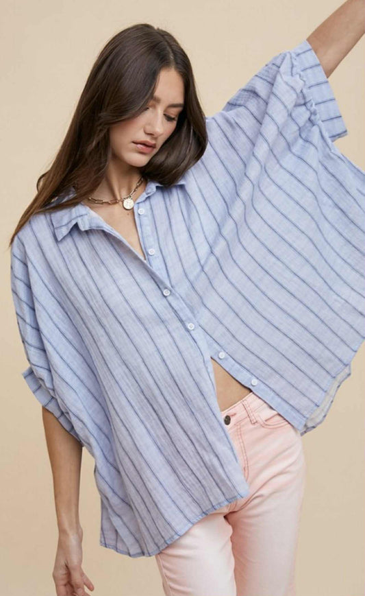 Blue stripped shirt