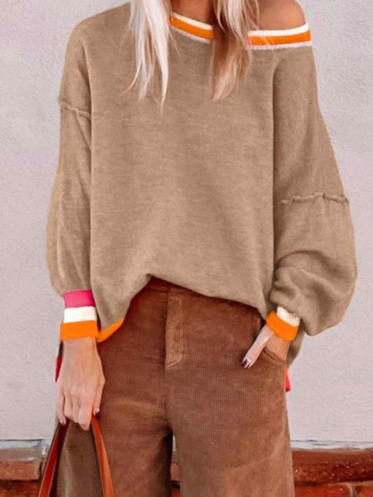 Beige colored sweater
