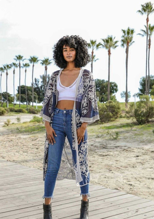 Lace kimona