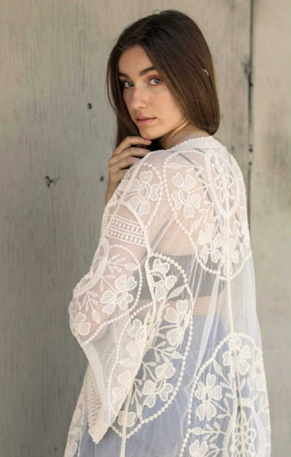 Lace kimona