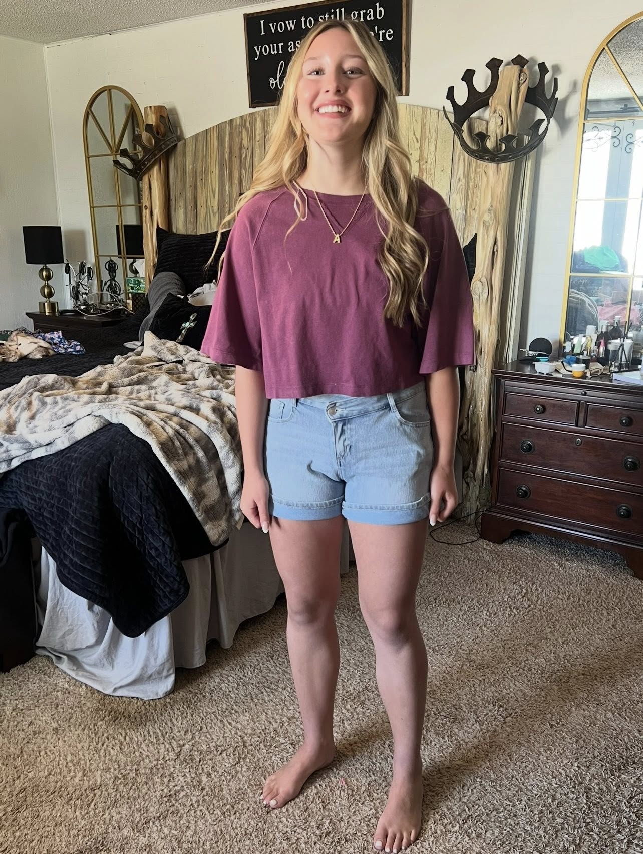 Cropped tee