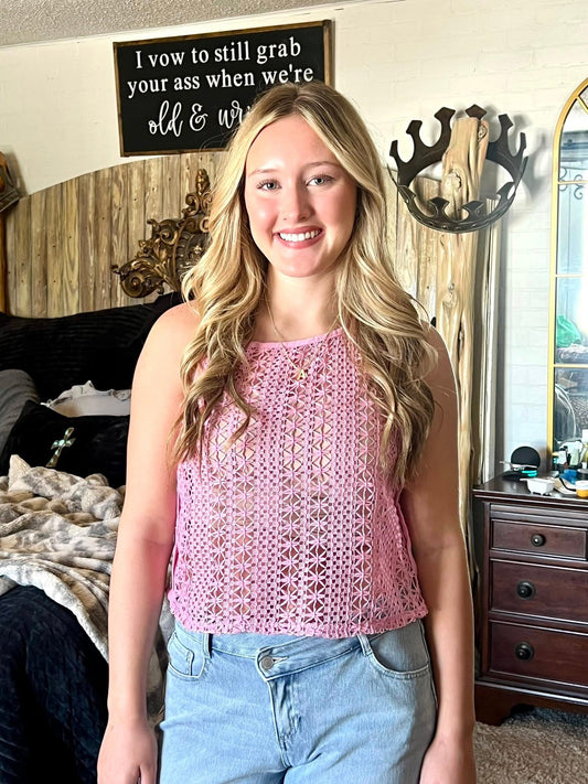 Crochet tank top