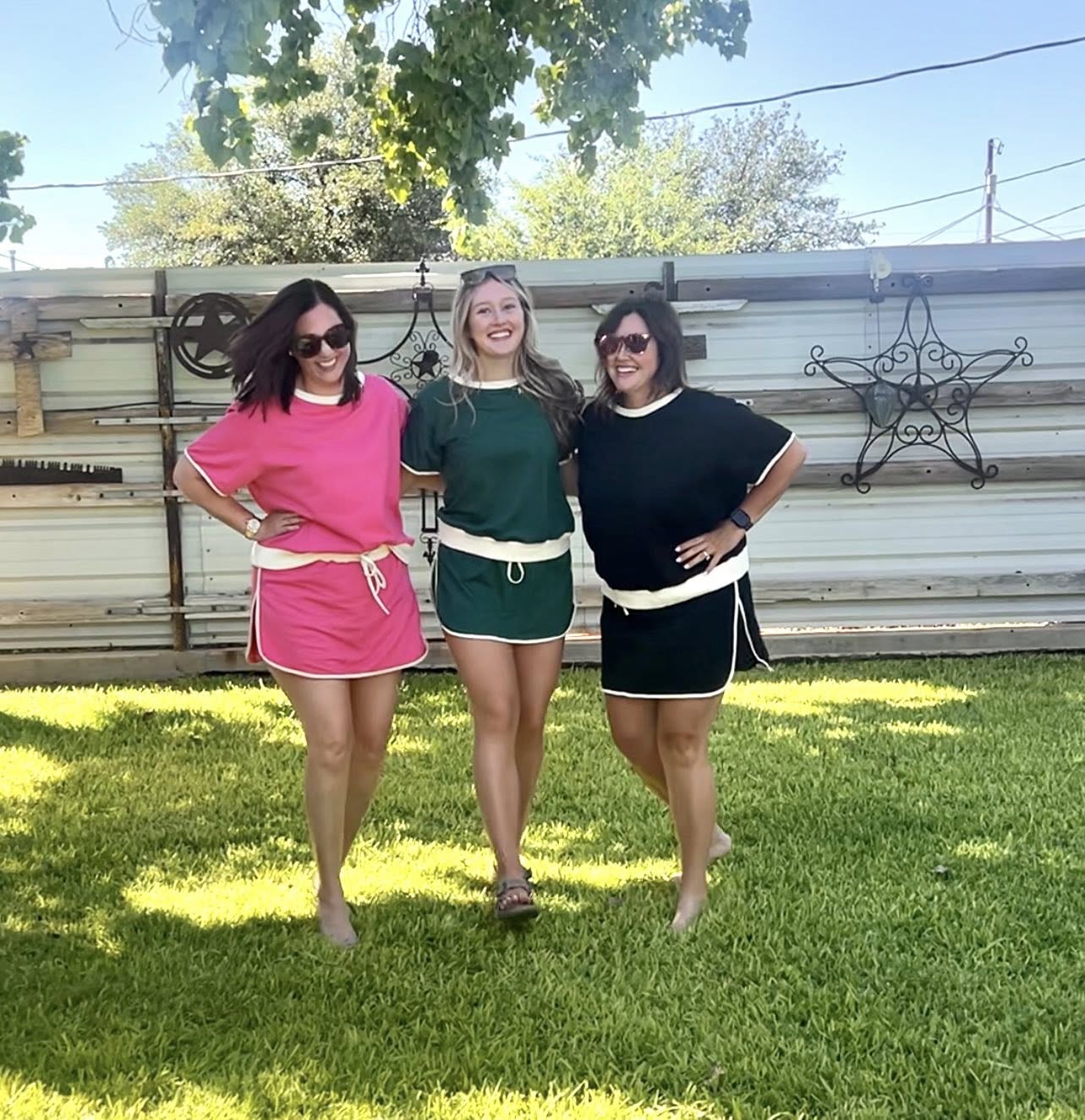 Short sleeve skort set