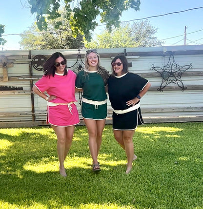 Short sleeve skort set